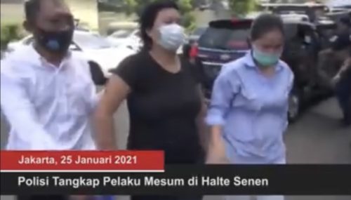 Pelaku Mesum di Halte Tertangkap