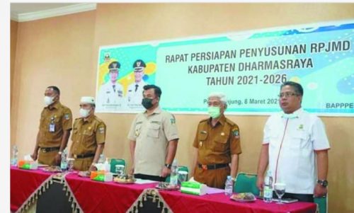 Bupati Dharmasraya pimpin rapat persiapan dan penyusunan RPJMD tahun 2021-2026