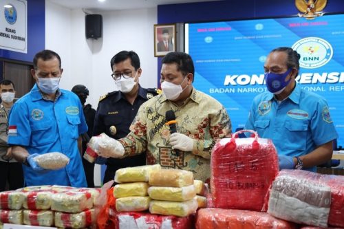 Nyatakan Perang, BNN Sita 212,39 Kilogram Sabu dan 19.700 Butir Ekstasi