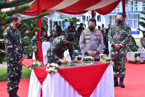 Panglima dan Kapolri Kunjungi Lembaga Pendidikan TNI, POLRI