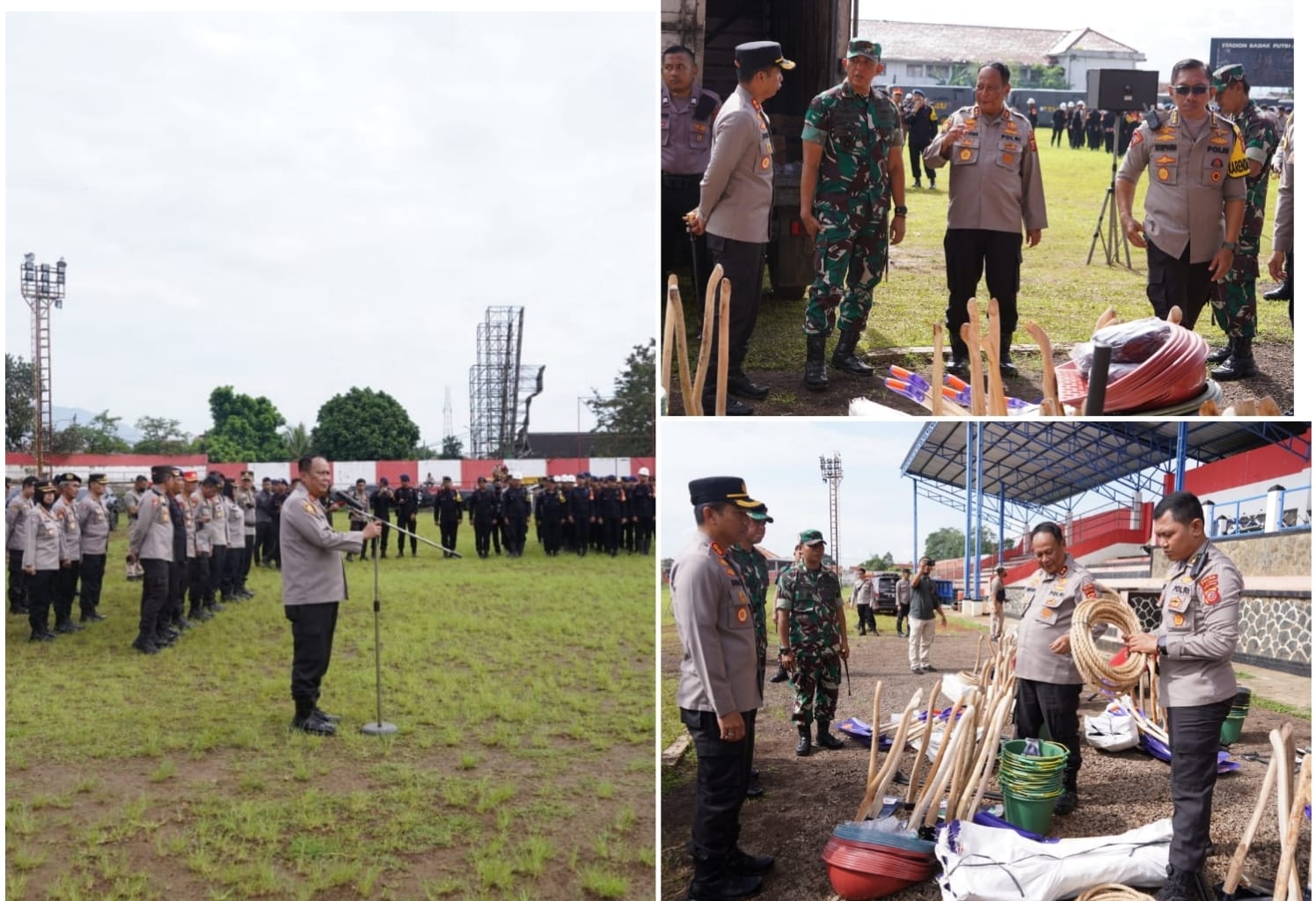 Polri Kerahkan Ribuan Personel Bersihkan Puing-puing Pasca Gempa ...